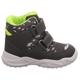 Winterboots SUPERFIT "GLACIER WMS: weit" Gr. 26, grün (grau, hellgrün, space) Kinder Schuhe Stiefel Boots