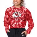 Women's Certo Red Kansas City Chiefs Cropped Long Sleeve T-Shirt