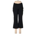 Columbia Active Pants - Mid/Reg Rise Flared Leg Cropped: Black Activewear - Women's Size Medium