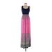 Eloges Casual Dress Scoop Neck Sleeveless: Pink Dresses - Women's Size Medium