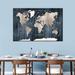 Elephant Stock World Map Aged Wooden World Map Canvas Print On Canvas Print | 24" H x 36" W x 1.25" D | Wayfair RV-271_aged-wooden-world-map