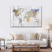 Elephant Stock World Map Bianco Wood World Map Canvas Print | 24" H x 36" W x 1.25" D | Wayfair RV-271_bianco-wood-world-map