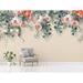 Everly Quinn Vintage Vine Blossom Nostalgic Soft Flower Wall Mural Fabric | 106" L x 187" W | Wayfair EC4C58ECCF41460D9397F346C6186E86