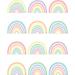 Teacher Created Resources Patel Pop Rainbows Mini Accents | 5.5 H x 3.5 W x 3 D in | Wayfair TCR8442-6