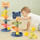 Tour à billes roulantes pour bébés jouets empilables piste rotative cadeau pour enfants