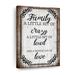 August Grove® Family Love Quote II On Canvas Print Canvas | 26 H x 39 W x 1.25 D in | Wayfair C396771944114CE9B680B35E91E7219D