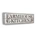 Rosalind Wheeler Farmhouse Kitchen Sign On Canvas Print Canvas | 51 H x 17 W x 1.25 D in | Wayfair B93E5B38635047978EE2E9CEF782622D