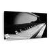 Hokku Designs Piano Keys On Canvas Print Canvas in Black | 30 H x 45 W x 1.25 D in | Wayfair 3C35423F177F4FA383D73785DBC4ADBB