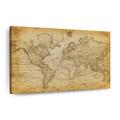 Elephant Stock Old Century World Map On Canvas Print Canvas | 20 H x 30 W x 1.25 D in | Wayfair RV-270_old-century-world-map