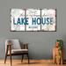 Loon Peak® Lake House Welcome Multi Piece Canvas Print Canvas in Brown | 18 H x 38 W x 1.25 D in | Wayfair 27ACB28272FF4EFDB1EB00B63F6A1973