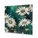 August Grove® Teal Daisy Flower Fusion - Floral Metal Wall Art Prints Metal in White | 36 H x 36 W x 1 D in | Wayfair