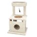 Ware Pet Products 37" H Kitty-Quick Cat Tree, Solid Wood in White | 37 H x 24 W x 20 D in | Wayfair 16402