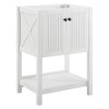 "Steam 23"" Bathroom Vanity Cabinet (Sink Basin Not Included) - East End Imports EEI-3942-WHI"