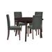 Prosper 5 Piece Upholstered Fabric Dining Set - East End Imports EEI-4290-CAP-GRY