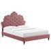 Sasha Button-Tufted Performance Velvet King Bed - East End Imports MOD-6837-DUS