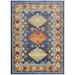 Atzi Distressed Southwestern Diamond Floral 4x6 Area Rug - East End Imports R-1117A-46