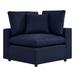 Commix Overstuffed Outdoor Patio Corner Chair - East End Imports EEI-4904-NAV