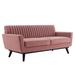 Engage Channel Tufted Performance Velvet Loveseat - East End Imports EEI-5458-DUS