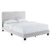 Celine Channel Tufted Performance Velvet King Bed - East End Imports MOD-6329-LGR