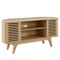 "Render 46"" Corner TV Stand - East End Imports EEI-6157-OAK"