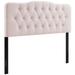 Annabel Queen Diamond Tufted Performance Velvet Headboard - East End Imports MOD-6129-PNK