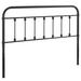 Sage Queen Metal Headboard - East End Imports MOD-6154-BLK