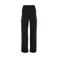 Calvin Klein Jeans High Rise Milano Utility Pants Damen ck black, Gr. L, Viskose, Hose