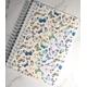 White Butterfly Reusable Sticker Album - Holographic Dots - 5 x 7 inch - Pretty - Sticker Book