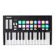 Mini 25 Portable 25-Key USB MIDI Keyboard Controller with 16 RGB Backlit Trigger Pads 8 Assignable