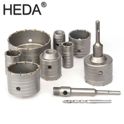 110-500mm SDS PLUS Shank 30-160mm Concrete Hole Saw Electric Hollow Core Drill Bit Cement Stone For Air Conditioner Tube