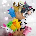 Kleinkind Newbron Baby Spielzeug Finger Puppen Tuch Plüsch Puppe Baby Educational Hand Cartoon