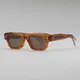 JMM JEFF Sunglasses For Men Thick Frame Square High Quality Acetate Luxury Brand Eyewear UV400