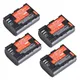 4X 2040mAh LP-E6 LP-E6N LP E6 Batterie Japan Panasonic Zelle für Canon EOS 6D 7D 5D Mark II III IV