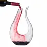 Decanter per vino rosso Crystal whisky Set 1500ML bottiglia Decanter in vetro a forma di U Para