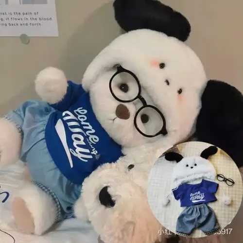 Für 30cm Puppe Teddybär Cartoon niedlichen Plüsch Kreativität Kleidung Kleidung Sanrio Kawaii Cinna