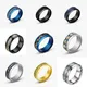 Edelstahl Viking Drachen Vintage Blau Joint Ring Für Männer Kühlen Jungen Ring Geschenk Designer