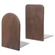 Walnut Wood Desktop Organizer Desktop Office Home Bookends Book Ends Stand Holder Shelf