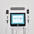 La più recente macchina per bolle di ossigeno CO2 3 in 1 con dispositivo di bellezza multifunzionale per la cura della pelle esfoliante per il rafforzamento della pelle ad ultrasuoni UV RF