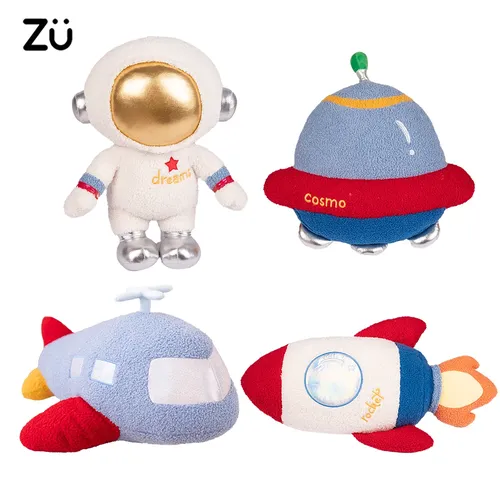 ZU Raum Thema Party Home Decor Nette Astronauten UFO Rakete und Flugzeug Plüsch Spielzeug Jungen