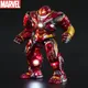 Disney The Avengers Iron Man Glowing Anti-hulk Armor Model Super Hero Action Figure Collection Model