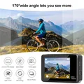 Q60ar 4k 30fps 24mp Wifi Action Kamera wasserdicht 170 ° Weitwinkel len Dual Screen Display