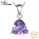 JewelryPalace 1.6ct Natural Amethyst 925 Sterling Silver Pendant Necklace for Women Fashion Gemstone