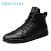 Neue Große Größe Männer Schuhe Hohe Qualität Echtes Leder Männer Stiefeletten Mode Schwarz Schuhe Winter Männer Stiefel Warme Schuhe Mit Pelz
