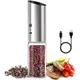 Automatic Salt Pepper Grinder Electric Spice Mill USB Rechargeable Wireless Peper Spice Grain Mills