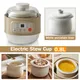 Bear 800ML Electric Stew Cup Ceramic Slow Cooker Soup Casserole Porridge Pot
