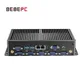 Bebepc mini industrial pc lüfter loser kern i7 i5 4200u celeron 2955u hd wifi 6 * rs232 rs485