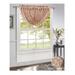 Gina Jacquard Rod Pocket Window Panel and Valance Window Treatment, All Sold Separately