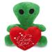 DolliBu I LOVE YOU Alien XL Plush – Cute Alien Stuffed Animal with Red - 18 inches