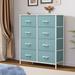 Modern 8-drawers Vertical Fabric Dresser Bedroom Storage Tower