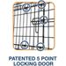 Precision Pet Products One Door Provalue Wire Dog Crate 19 Inch For Pets Up To 15 lbs With 5-Point Locking System